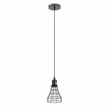 Фотография товара 'Эра Подвес PL10 BK металл, E27, max 60W, d135 мм, черный Б0037457'