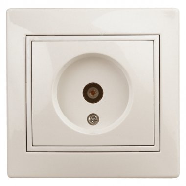 Фотография товара 'Эра Розетка Intro Plano 1-301-02 TV одиночная, IP20, СУ, слоновая кость Б0027618'