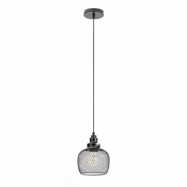 Фотография товара 'Эра Подвес PL8 BK металл, E27, max 60W, d170 мм, черный Б0037455'