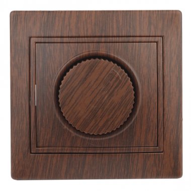 Фотография товара 'Эра Светорегулятор поворотный, 600Вт 230В, IP20, СУ, Plano, венге (10/200/2000) Б0030092'