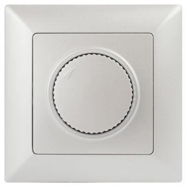 Фотография товара 'Эра Светорегулятор Intro Solo 4-401-06 поворотный, 600Вт 230В, IP20, СУ, перламутр Б0053710'