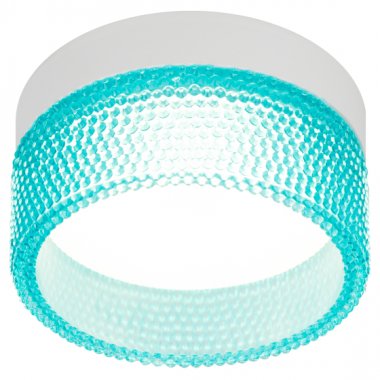 Фотография товара 'Эра Встраиваемый светильник под лампу GX53 DK97 WH/Blue белый голубой Б0057458'