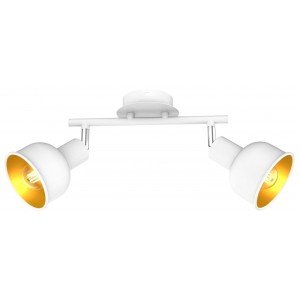 Фотография товара 'Эра Светильник настенно-потолочный спот Rivoli Esmeree 7056-702 2 х Е14 40 Вт поворотный Б0054744'