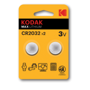 Фотография товара 'Эра Батарейки Kodak CR2032-2BL MAX Lithium Б0037004'