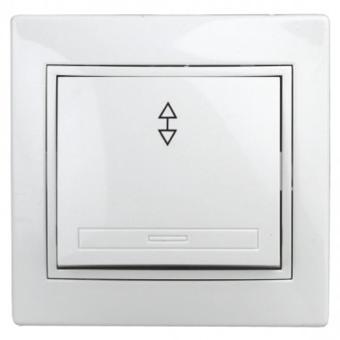 Фотография товара 'Эра Переключатель, 10А-250В, СУ, б.л., Plano, белый (10/200/2400) Б0038824'
