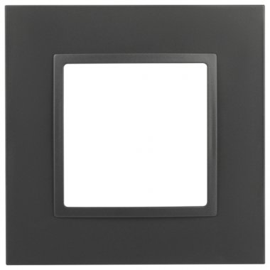 Фотография товара 'Эра Рамка для розеток и выключателей Elegance 14-5011-05 Classic, на 1 пост, антрацит Б0060575'