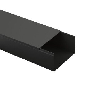 Фотография товара 'Эра Кабель-канал KK-B-100-60 черный 100x60мм 8м Б0061528'