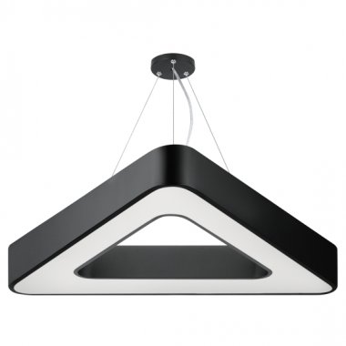 Фотография товара 'Эра Светильник LED ЭРА Geometria SPO-153-B-40K-030 Delta 30Вт 4000К 2100Лм IP40 600*80 черный подвесной драйвер внутри Б0058871'