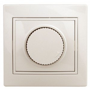 Фотография товара 'Эра Светорегулятор поворотный, 600Вт 230В, IP20, СУ, Plano, сл.кость (10/200/2000) Б0027624'