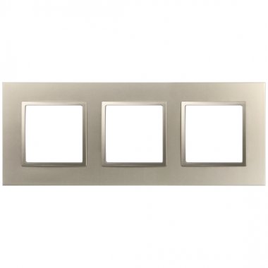 Фотография товара 'Эра Рамка для розеток и выключателей Elegance 14-5013-04 Classic, на 3 поста, шампань Б0060584'