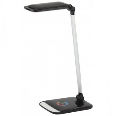 Фотография товара 'Эра Настольный светильник NLED-460-14W-BK-S черный с серебром Б0028439'