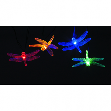 Фотография товара 'Эра Садовая гирлянда Стрекоза на солнечной батарее Б0053365'