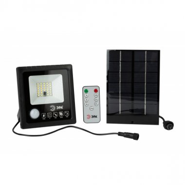 Фотография товара 'Эра Прожектор светодиодный уличный на солн. бат. 20W Б0049545'