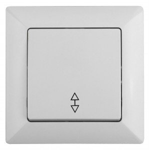 Фотография товара 'Эра Переключатель, 10А-250В, СУ, Solo, белый Б0043277'