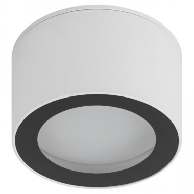 Фотография товара 'Эра Светильник настенно-потолочный спот OL28 WH/BK GX53, черно-белый, IP44 Б0055581'