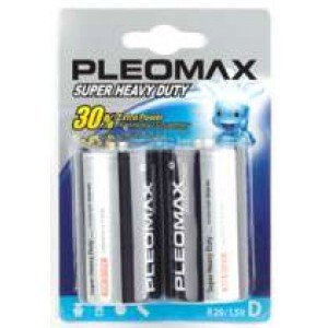 Фотография товара 'Эра Батарейки Pleomax R20-2BL SUPER HEAVY DUTY Zinc C0019246'