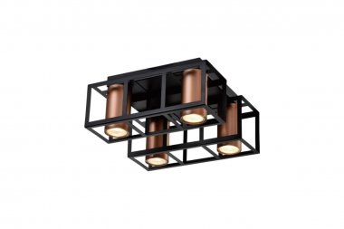 Фотография товара 'Эра Б0051235 Светильник потолочный Rivoli Raffaela 5082-304 4 * GU10 25 Вт'