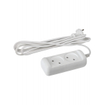 Фотография товара 'Эра Удлинитель электрический UX(6)-2-5m 2 розетки 5м ПВС 2x0,75мм2 6А Б0038566'