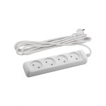 Фотография товара 'Эра Удлинитель электрический UX-4-5m 4 розетки 5м ШВВП 2x0,75мм2 6А Б0038561'