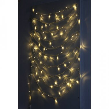 Фотография товара 'Эра Гирлянда LED Нить 10 м теплый свет 8 режимов, 220V, IP20 Б0041894'