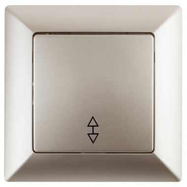 Фотография товара 'Эра Переключатель Intro Solo 4-103-04 одноклавишный 10А-250В, IP20, СУ, шампань Б0053580'