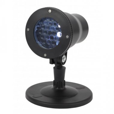Фотография товара 'Эра Проектор LED Снежинки мультирежим холодный свет 220V, IP44 Б0041645'