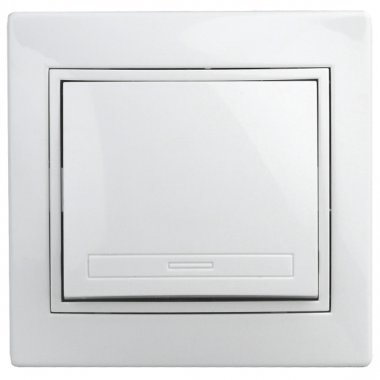 Фотография товара 'Эра 1-101-01 Intro Выключатель, 10А-250В, IP20, СУ, Plano, белый (10/200/2400) Б0027586'