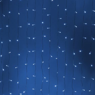 Фотография товара 'Эра Светодиодная новогодняя гирлянда Intro Holiday INZL-02Z занавес 3*3 м холодный белый 300 led 220в Б0060440'