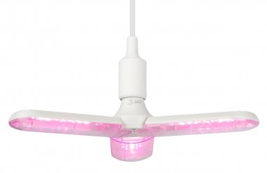 Фотография товара 'Эра Фитолампа для растений светодиодная FITO-24W-RB-E27-FOLD 3-х лепестковая красно-синего спектра 24 Вт Е27 Б0061428'