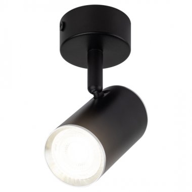 Фотография товара 'Эра Светильник настенно-потолочный спот OL35 BK MR16 GU10 IP20 черный, хром Б0056362'