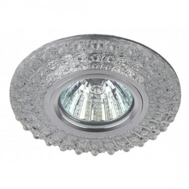 Фотография товара 'Эра Светильник декоративный cо светодиодной подсветкой DK LD2 SL/BL+WH Б0019200'