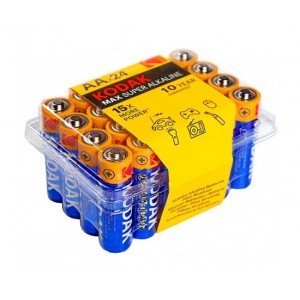 Фотография товара 'Эра Батарейки Kodak LR6-24 plastic box MAX SUPER Alkaline Б0014327'