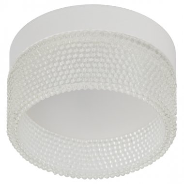 Фотография товара 'Эра Встраиваемый светильник под лампу GX53 DK97 WH/TR белый прозрачный Б0057456'