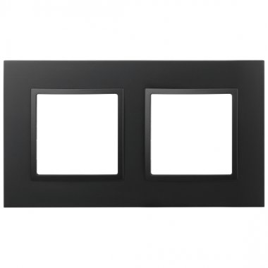 Фотография товара 'Эра Рамка для розеток и выключателей Elegance 14-5012-05 Classic, на 2 поста, антрацит Б0060580'