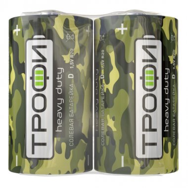 Фотография товара 'Эра Батарейки Трофи R20-2S CLASSIC HEAVY DUTY Zinc Б0023146'