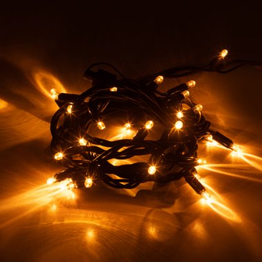Фотография товара 'Эра Гирлянда ERAPS-NZ1 светодиодная новогодняя уличная нить 3 м желтая 30LED Б0060543'
