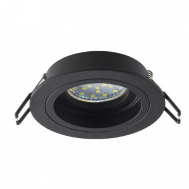 Фотография товара 'Эра Встраиваемый светильник алюминиевый ЭРА KL84 BK MR16/GU5.3 Б0054347'