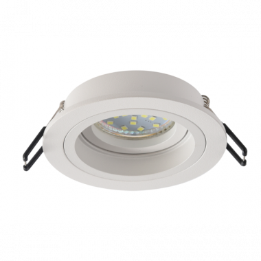 Фотография товара 'Эра Встраиваемый светильник алюминиевый ЭРА KL84 WH MR16/GU5.3 Б0054346'