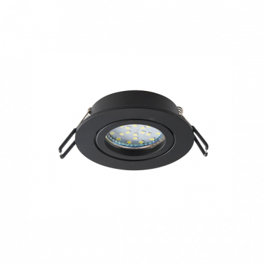 Фотография товара 'Эра Встраиваемый светильник алюминиевый ЭРА KL86 BK MR16/GU5.3 Б0054351'