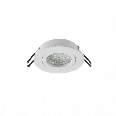 Фотография товара 'Эра Встраиваемый светильник алюминиевый ЭРА KL86 WH MR16/GU5.3 Б0054350'