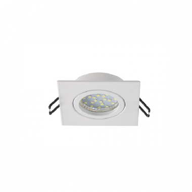 Фотография товара 'Эра Встраиваемый светильник алюминиевый ЭРА KL87 WH MR16/GU5.3 Б0054352'