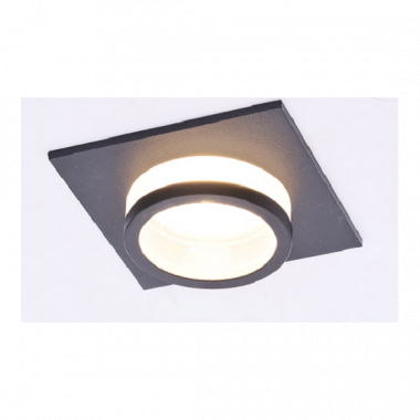 Фотография товара 'Эра Встраиваемый светильник алюминиевый ЭРА KL88 BK MR16/GU5.3 Б0054355'