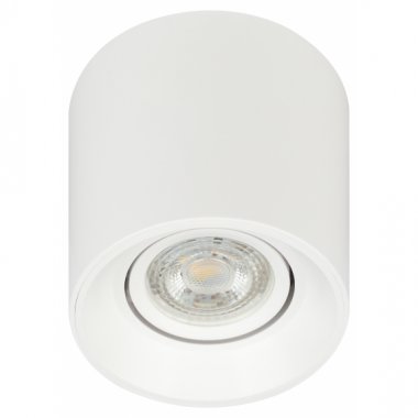 Фотография товара 'Эра Светильник настенно-потолочный спот ЭРА OL25-1 WH MR16/GU5.3, белый, поворотный Б0054383'