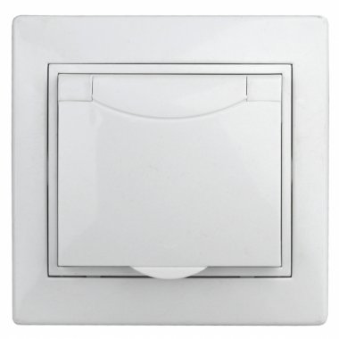 Фотография товара 'Эра Розетка Intro Plano 1-207-01 с заземлением 2P+E Schuko с крышкой шторками, 16А-250В, IP20, СУ, белый Б0053932'