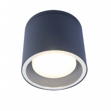 Фотография товара 'Эра Светильник настенно-потолочный спот ЭРА WL40 GR GX53, серый, IP54 Б0054416'