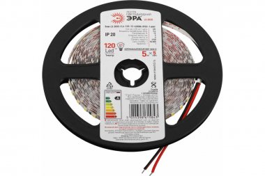 Фотография товара 'Эра Б0053980 Светодиодная лента узкая 5мм LS2835 9,6-120-12-4000K-IP20-1 year-5m'