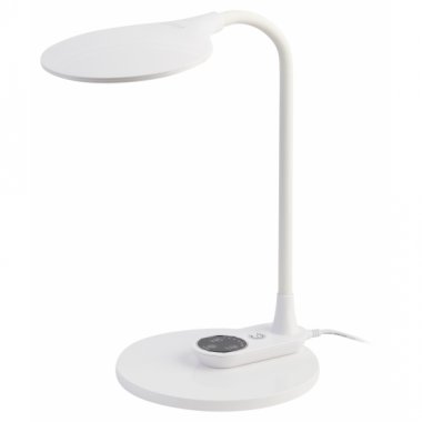 Фотография товара 'Эра Настольный светильник ЭРА NLED-498-10W-W светодиодный с основанием белый Б0052774'