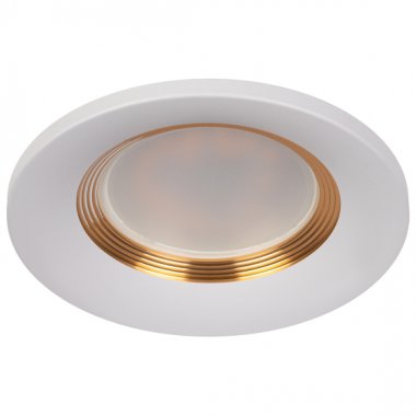 Фотография товара 'Эра Встраиваемый светильник алюминиевый KL107 WH/GD MR16 GU5.3 белый золото Б0061095'