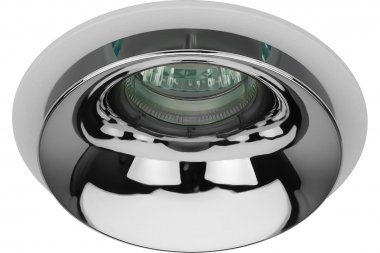 Фотография товара 'Эра Б0056353 Встраиваемый светильник декоративный KL103 WH/CH MR16 GU5.3'