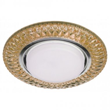 Фотография товара 'Эра Светильник DK LD23 CHP/WH декор cо светодиодной подсветкой Gx53, шампань Б0029630'